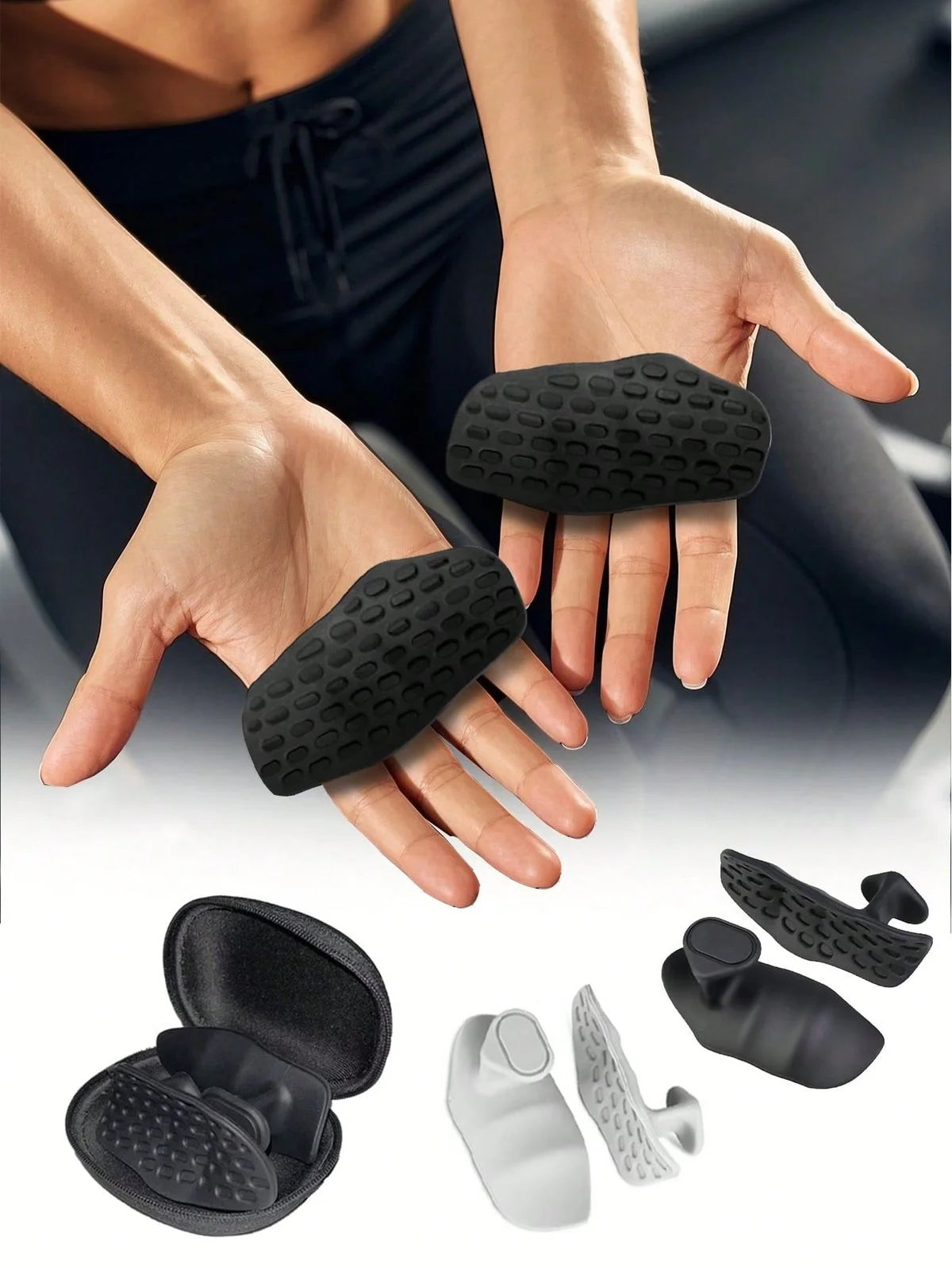 Gym Grip Pads for Weight Lifting | Anti-Slip Workout Hand Grips