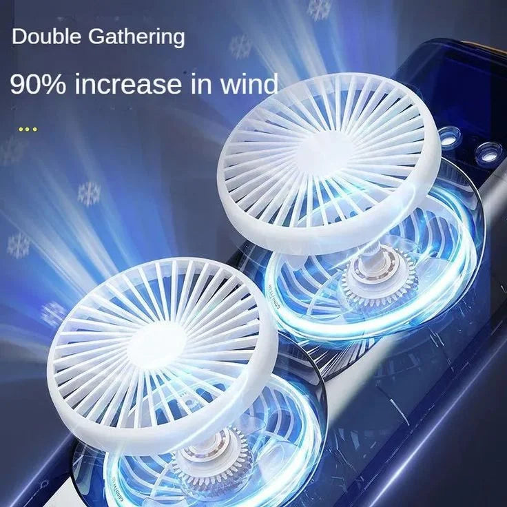 Double-Head Portable Mist Fan: Your Personal Mini AC for 2026