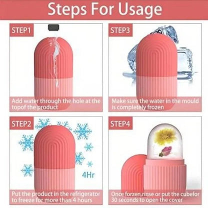 Ice Roller for Face- Pack of 3 | Reduces Puffiness, Shrinks Pores & Gives Glowing Skin