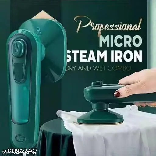 Portable Iron Steamer- 2 in 1 Wet (Steam)/ Dry Ironing For Home & Travelling