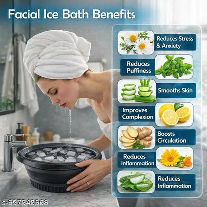 Ice Facial Therapy Bowl– Get Instant Glow at Home!